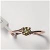 Image 1 : 10K  DIAMOND (0.25CT BROWN) RING SIZE 6.5
