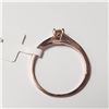 Image 2 : 10K  DIAMOND (0.25CT BROWN) RING SIZE 6.5