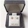 Image 2 : 14K  DIAMOND 2IN1 WITH MOTHER OF PEARL(0.18CT) EARRINGS