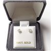 Image 2 : 14K  DIAMOND (0.16CT) EARRINGS