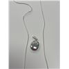 Image 2 : SILVER LOCKET 18" NECKLACE