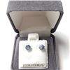 Image 2 : SILVER SAPPHIRE(0.36CT) EARRINGS