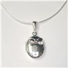 Image 2 : SILVER HEART 20" NECKLACE