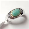 Image 2 : SILVER EMERALD(1.3CT) RING
