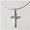 Image 1 : SILVER CROSS 18" NECKLACE