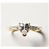 Image 1 : SILVER CZ RING
