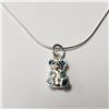 Image 1 : SILVER BEAR 18" NECKLACE