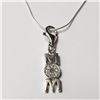 Image 1 : SILVER CZ 18" MOM NECKLACE