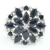 Image 1 : SILVER BLUE SAPPHIRE WHITE TOPAZ (18CT) RING