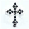 Image 1 : SILVER BLUE SAPPHIRE(9CT) RING