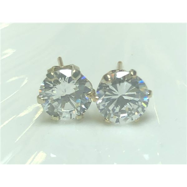 10K CZ EARRINGS