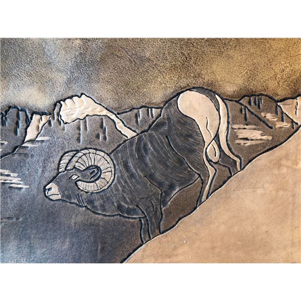 Handtooled Leather Saddlebags