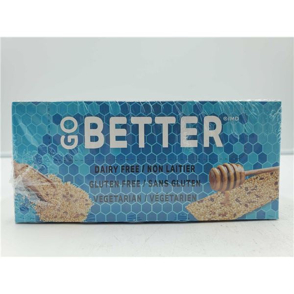 Case of Go Better Dairy Free Gluten Free Honey Sesame with Flax Seed
