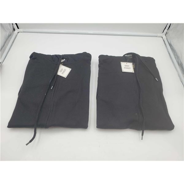 Grey Forest Zip Up Hoodies (s) 2ct