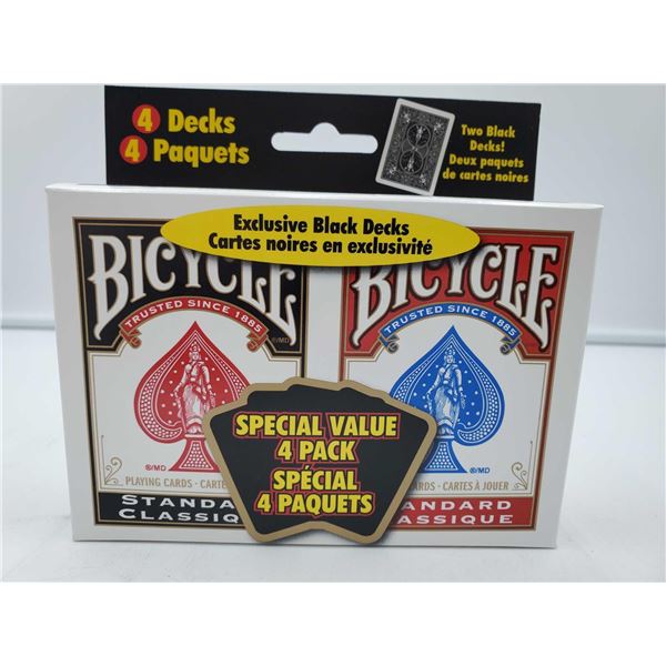 Bicycle Playing Cards (4 decks)