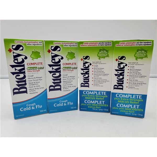 Buckley's Complete Cough & Flu (4 x 150ml)