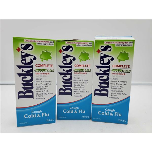 Buckley's Complete Cough & Flu (3 x 150ml)
