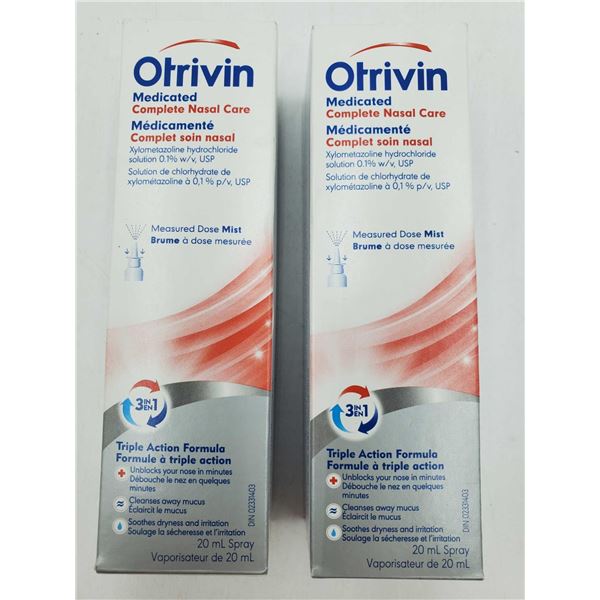 Otrivin Medicated Complete Nasal Care (2 x 20ml)
