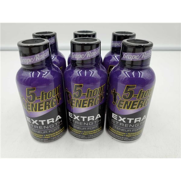 5-Hour Energy Extra Strength (6 x 57ml) Grape Flavour