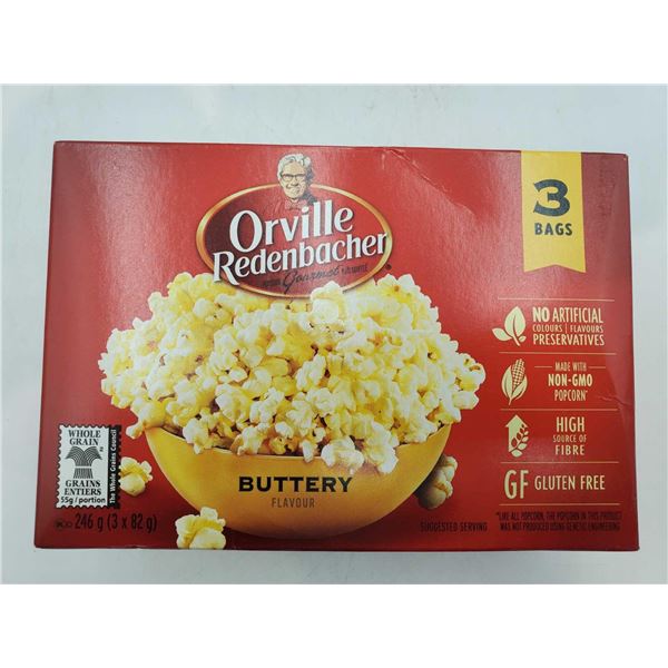 Orville Redenbacher Buttery Microwave Popcorn (3 x 3)