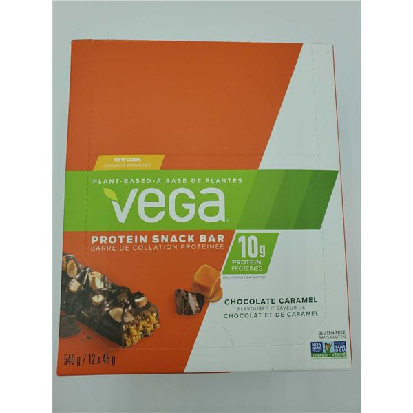 Vega Protein Snack Bar-Chocolate Caramel (12 x 45g)