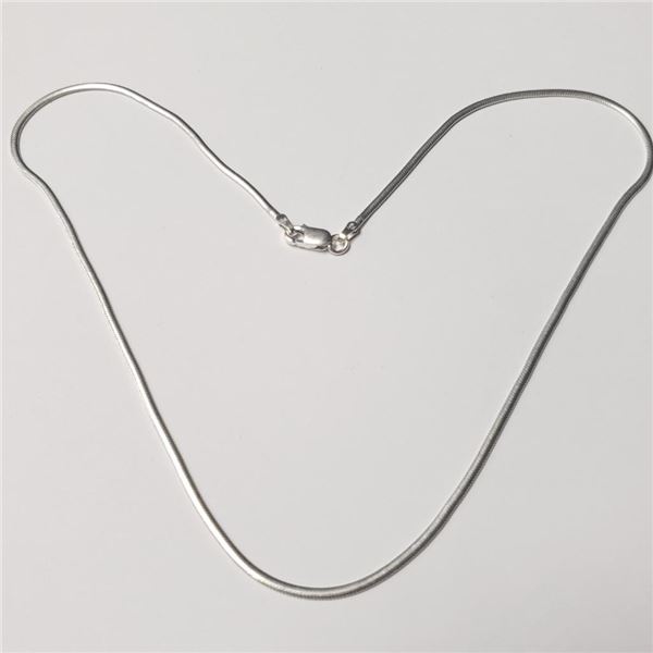 Silver 15" 5G Necklace (~Size )(Ring is resizable for $40) (~length inches), Suggested Retail Value 