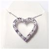 Image 1 : Silver Created Alexandrite 19" Necklace (~Size )(Ring is resizable for $40) (~length inches), Sugges