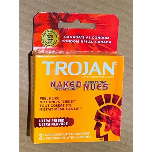 Trojan Naked Sensations Latex Condoms 3 pack