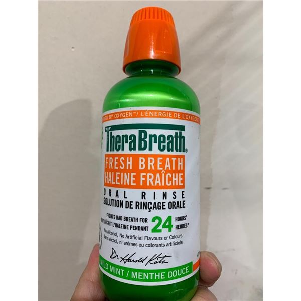 Thera Breath oral Rinse wild mint