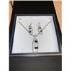 Image 4 : Ladies Funky Onyx & Culture Shell Design Necklace and earring set NEW in gift box