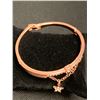 Image 3 : Ladies Rose Gold Style Bracelet with charm