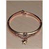 Image 4 : Ladies Rose Gold Style Bracelet with charm