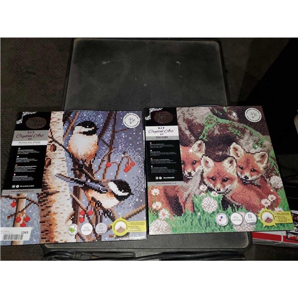 *NEW* Lot of 2 Diamond Art Kit - Woodland Sprites & Fox Cubs