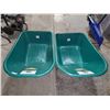 Image 1 : *NEW* Lot of 2 Farm & Garden Wheelbarrow Replacement Tub
