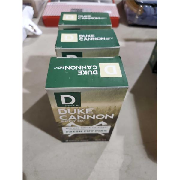 Lot of 3 Duke Cannon Big A$$ Brick of Soap - Fresh Cut Pine