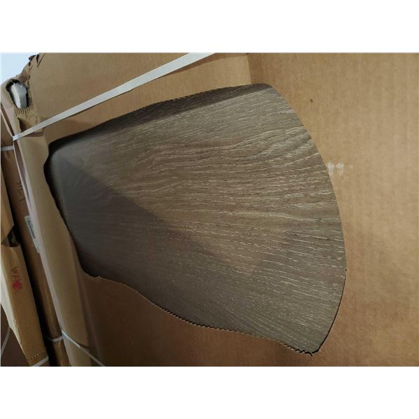 NEW Melamine Panel 1/2x35x60 inch with finished edge- grey