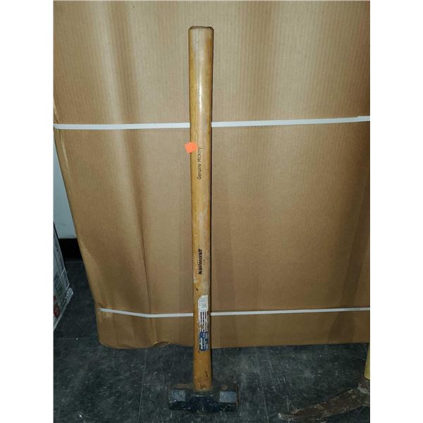 Assorted Lot of 4 Outdoor Handtools-axe, pick, fork, sledge hammer