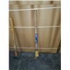 Image 2 : Assorted Lot of 4 Outdoor Handtools-axe, pick, fork, sledge hammer