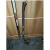 Image 4 : Assorted Lot of 4 Outdoor Handtools-axe, pick, fork, sledge hammer