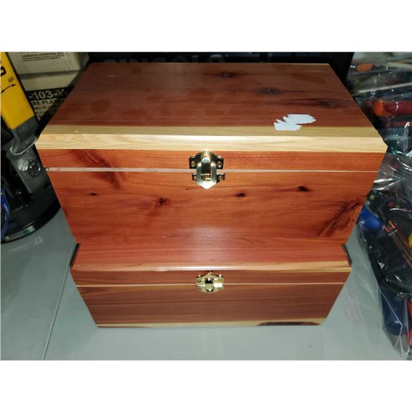 *NEW* Cedar trinket boxes 10x6x5"
