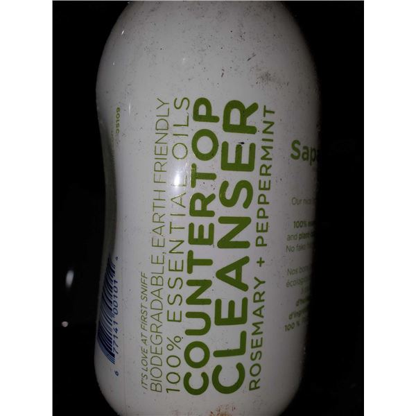 Spadilla  Earth friendly, Countertop Cleanser, Essential oil infused  Rosmary & Mint  - 6x473ml