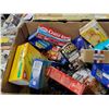 Image 5 : Box Lot of assorted food, snacks & candy