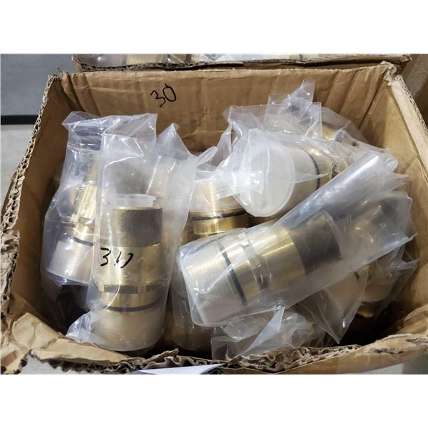 Case lot of 20 Brass Gas Line Fittings