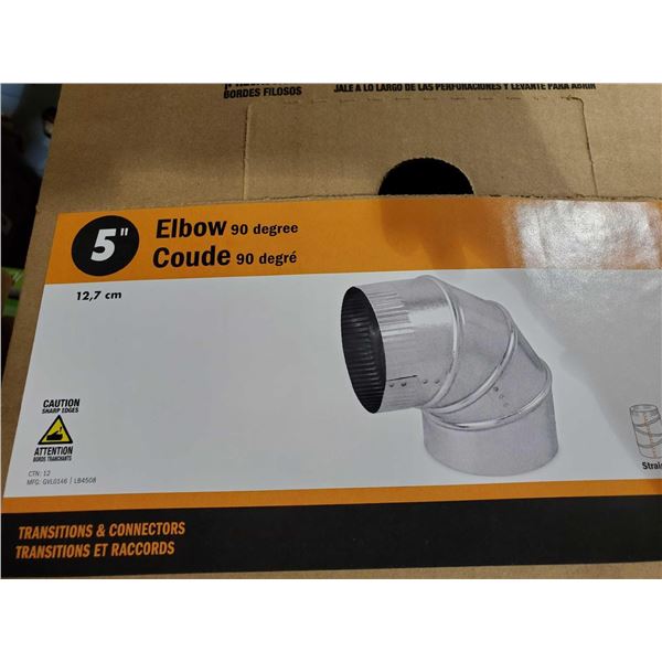 *NEW* Imperial 5" 90 Deg. Elbow  Box of 12