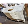 Image 2 : *NEW - SOLD AS IS* 2 Drawer, 4 Cupboard Bathroom Vanity with marble top - Marble has cracks as seen 
