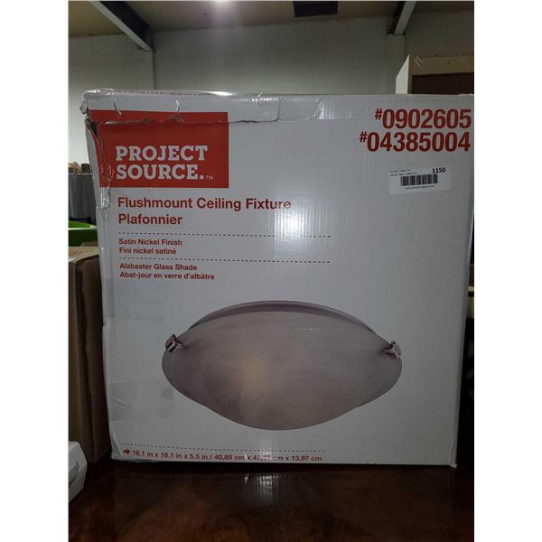 *NEW* Project Source  Flushmount Ceiling Fixture
