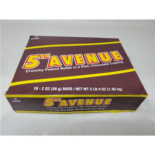 5th Avenue Crunchy Peanut Butter Chocolate Bar 18x56g