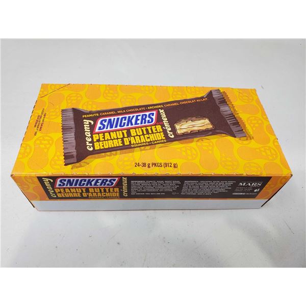 Snickers Creamy Peanut Butter Chocolate Bar 24x38g