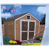 Image 1 : NEW Heartland Belmont Ready to assemble 8x10 Shed Kit ( freight claim, package has slight damage on