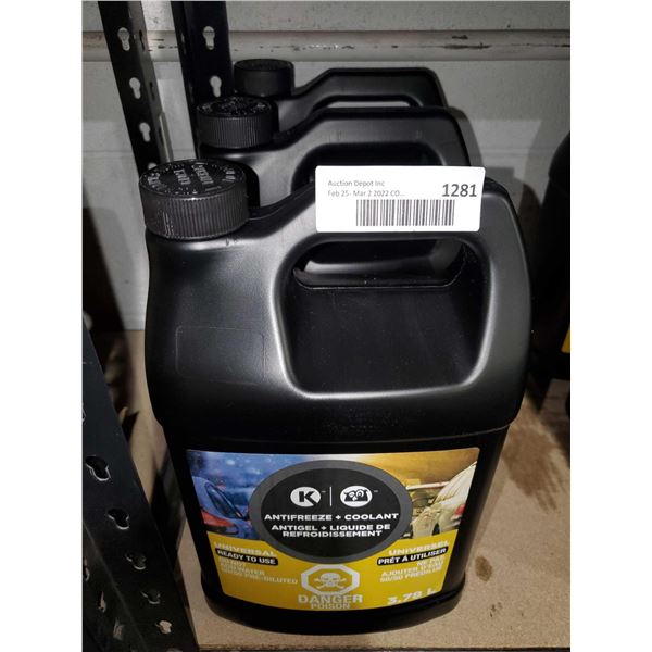 Circle K Ready to Use Univrsal Antifreeze 3X3.78L
